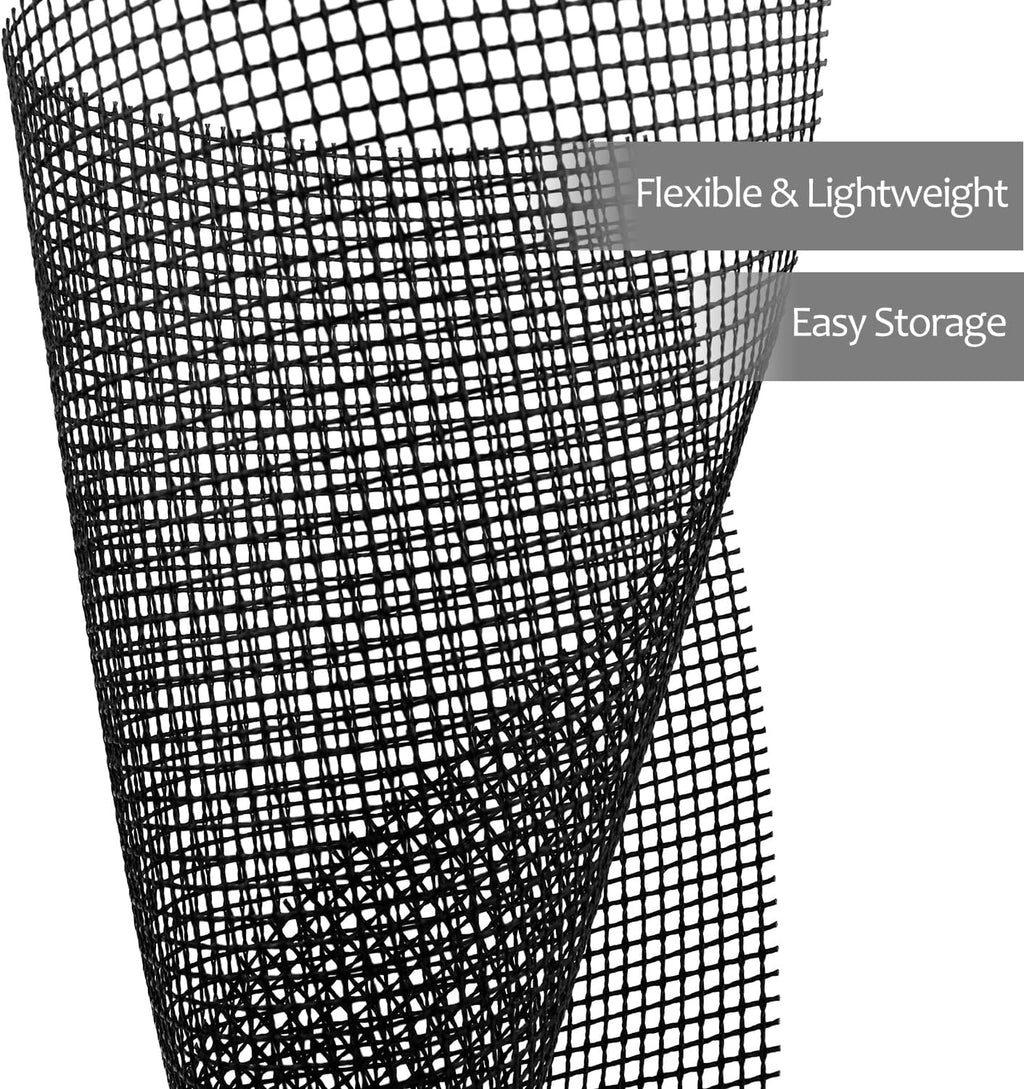Kingrol 6 Pack Non-Stick BBQ Grill Mesh Mat, 15.75" x 13", Safe for Gas, Charcoal, Pellet & Smoker Grills