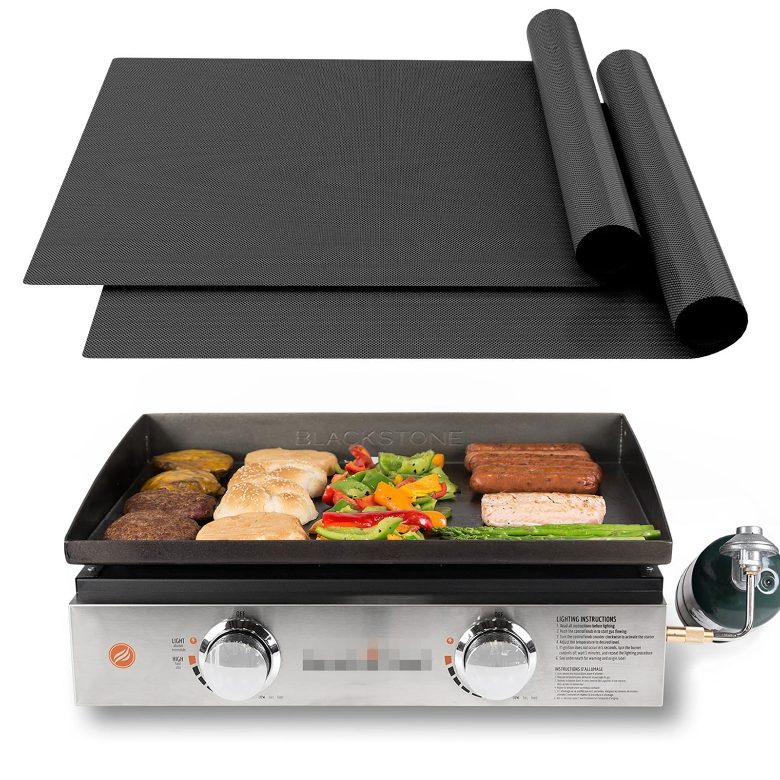 UBeesize Copper Grill Mats for Outdoor Grill – 6 Pack Heavy-Duty, Non-Stick BBQ Grilling Mat & Baking Mats, Reusable, Easy-Clean for Gas, Charcoal, Electric Grills (15.75 x 13 Inch)